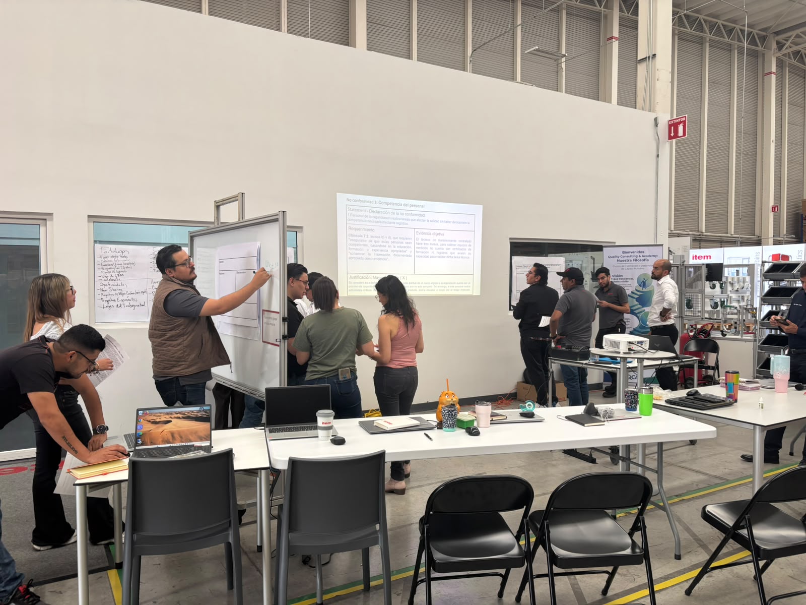 Sesión de capacitación en metrología 1