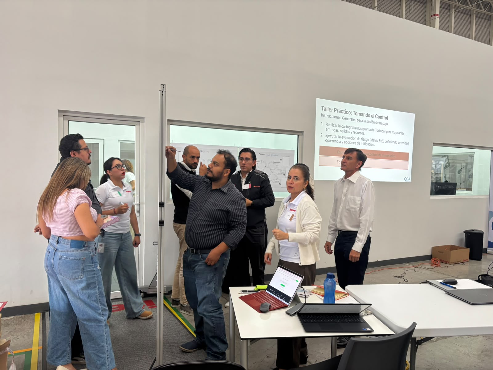 Sesión de capacitación en metrología 6
